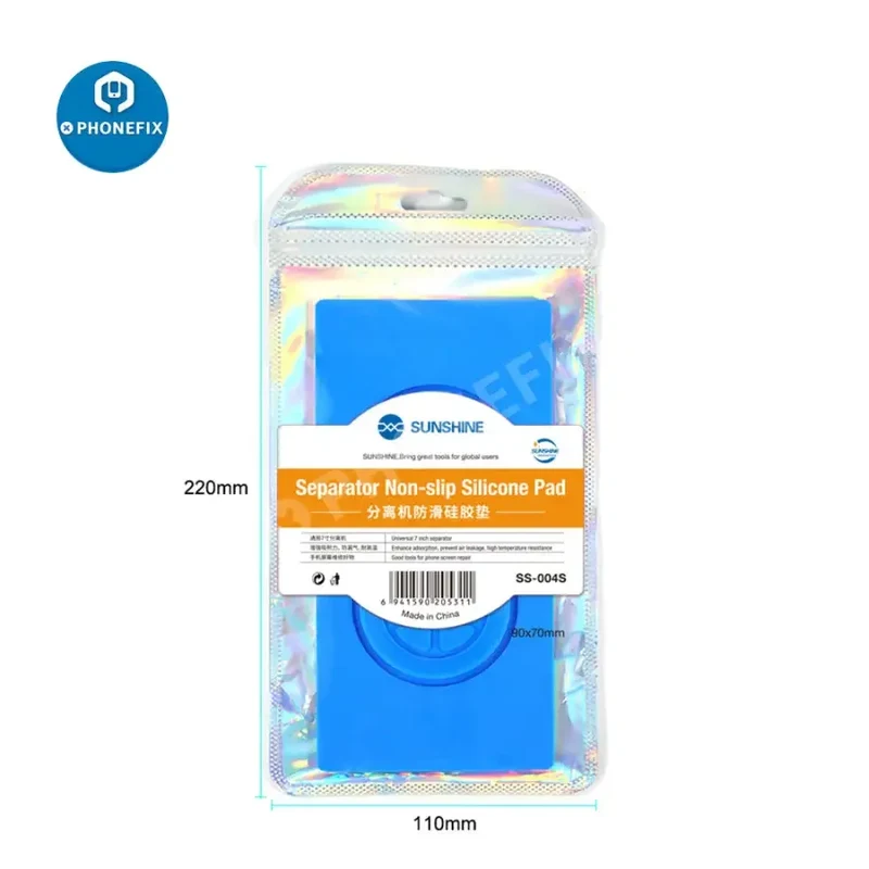 Coussinet universel en silicone à ventouse SS-004S pour séparateur d'écran LCD de téléphone portable