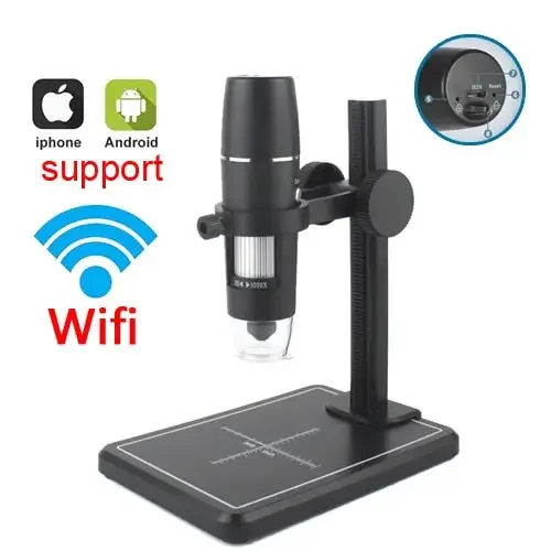 Microscope numérique professionnel USB 1000X 1600X avec loupe endoscope