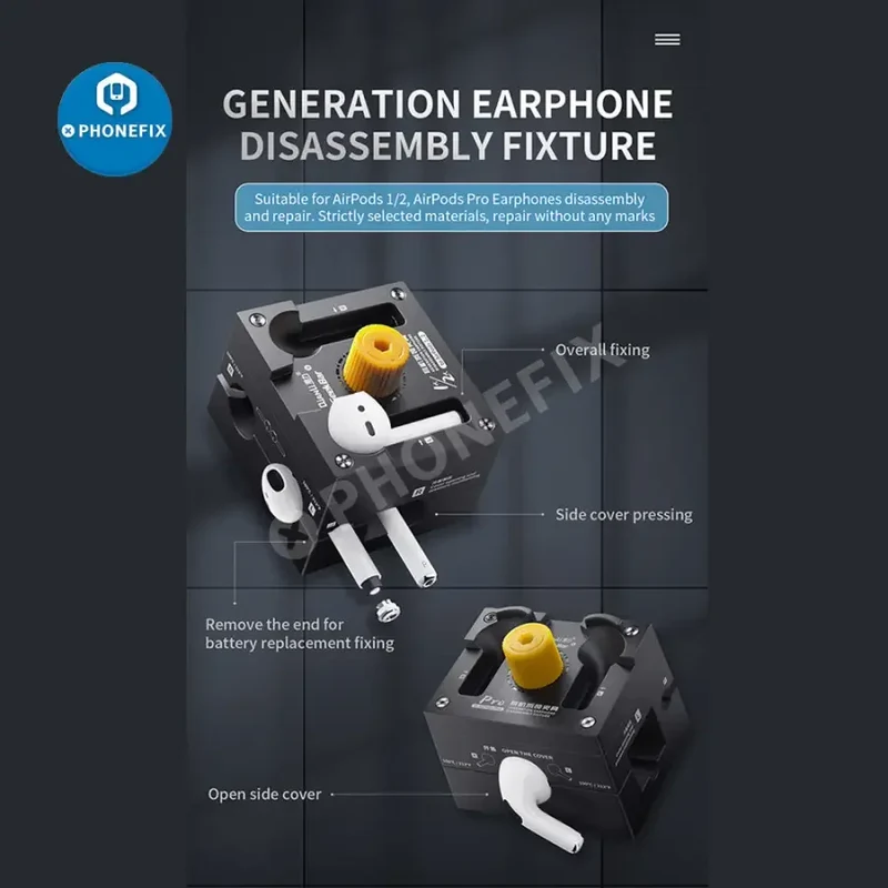 Support de démontage de batterie pour casque QIANLI pour Airpods 1/2/Pro