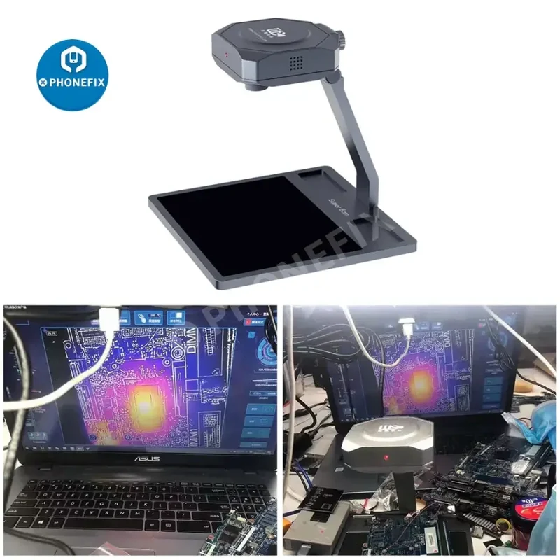 Détecteur de diagnostic de carte PCB d'imagerie thermique infrarouge IIT ShortCam
