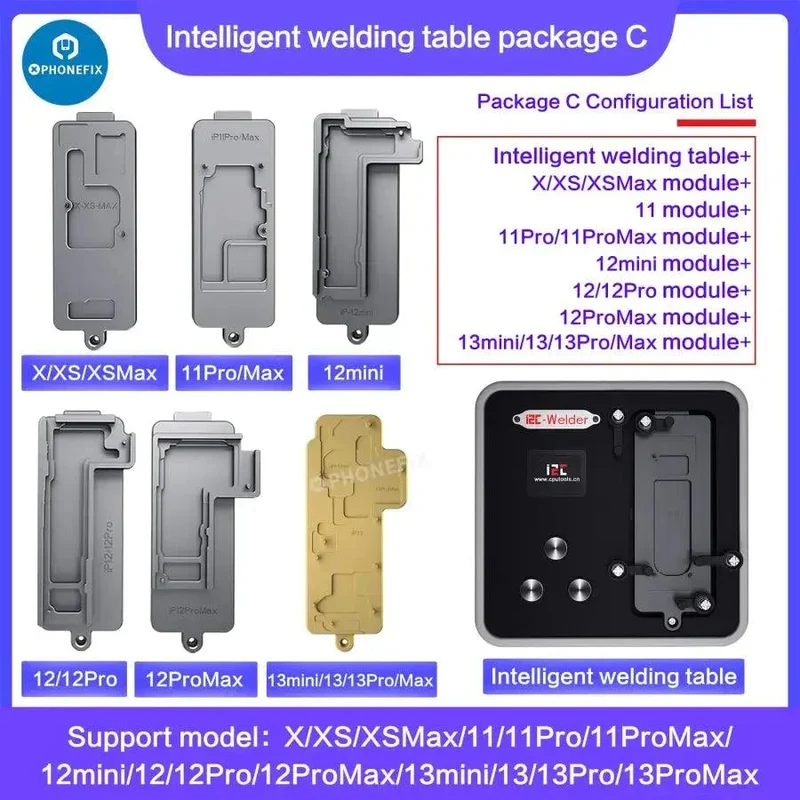 Plateforme de dessoudage intelligente i2C-Welder pour iPhone X-14 Pro Max