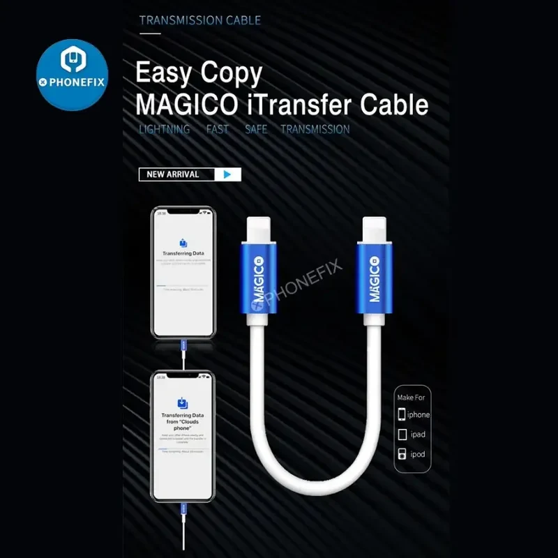 Câble de données Magico iTransfer IOS Lightning Type-C pour iPhone iPad