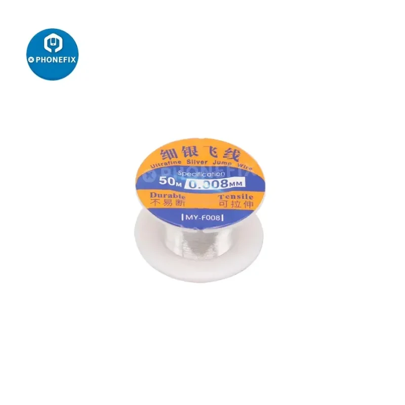 Fil de connexion ultra-fin MY-F008, fil d'argent pour soudure d'empreintes digitales de téléphone