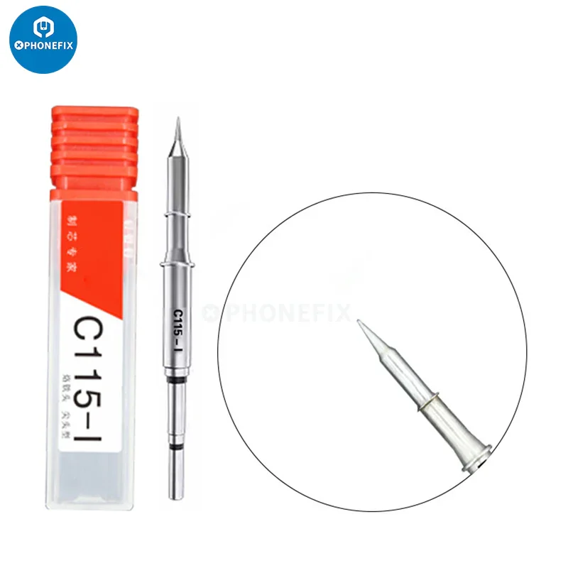 Pannes de soudage JBC série C115 pour station de soudage JBC Sugon T115