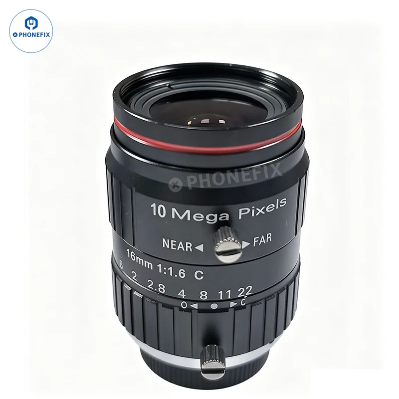 Objectifs d'appareil photo à focale fixe 10 mm 1.4 MP F1 à diaphragme manuel 16"
