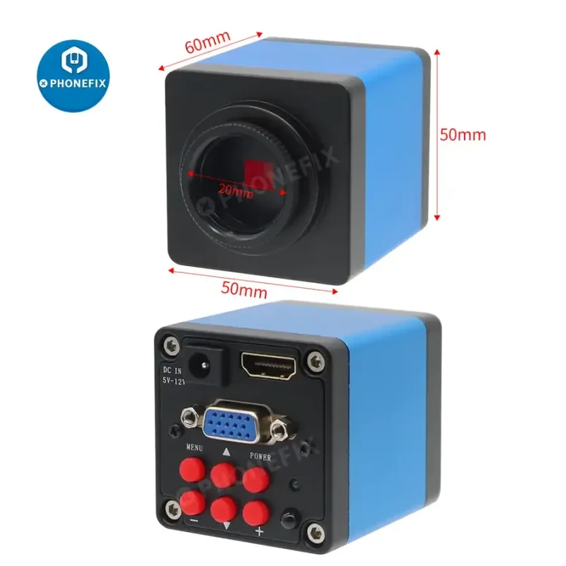 Microscope numérique industriel 13MP 1080P avec objectif HDMI et USB