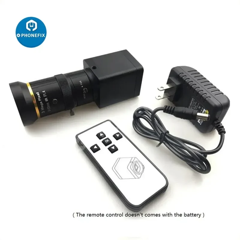 Caméra industrielle vidéo en direct 2.0 MP HDMI 1080p avec objectif 5-50 mm