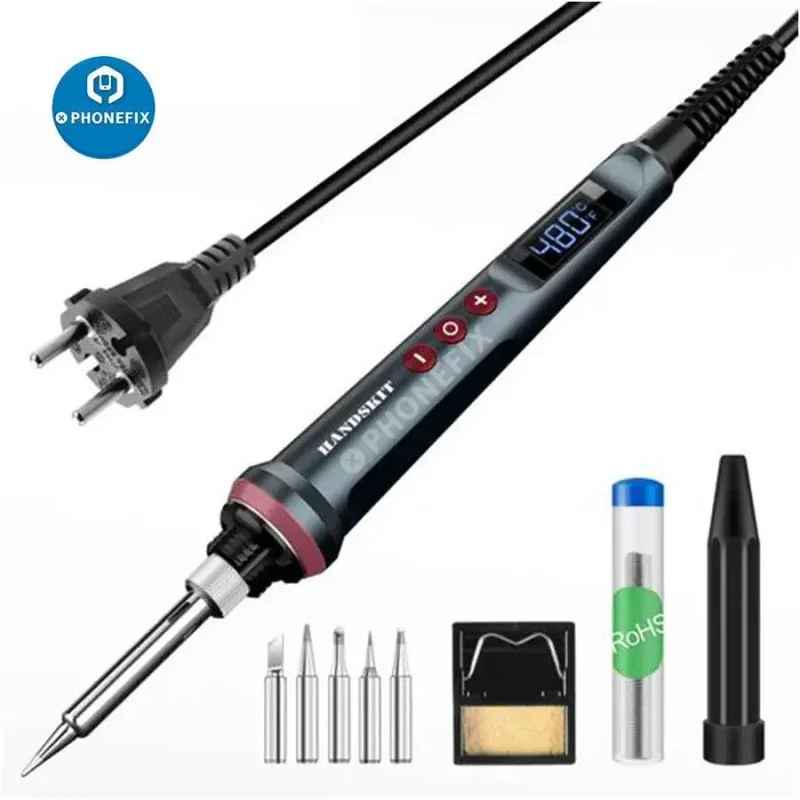 Fer à souder électrique 90 W, température réglable, outils de soudage