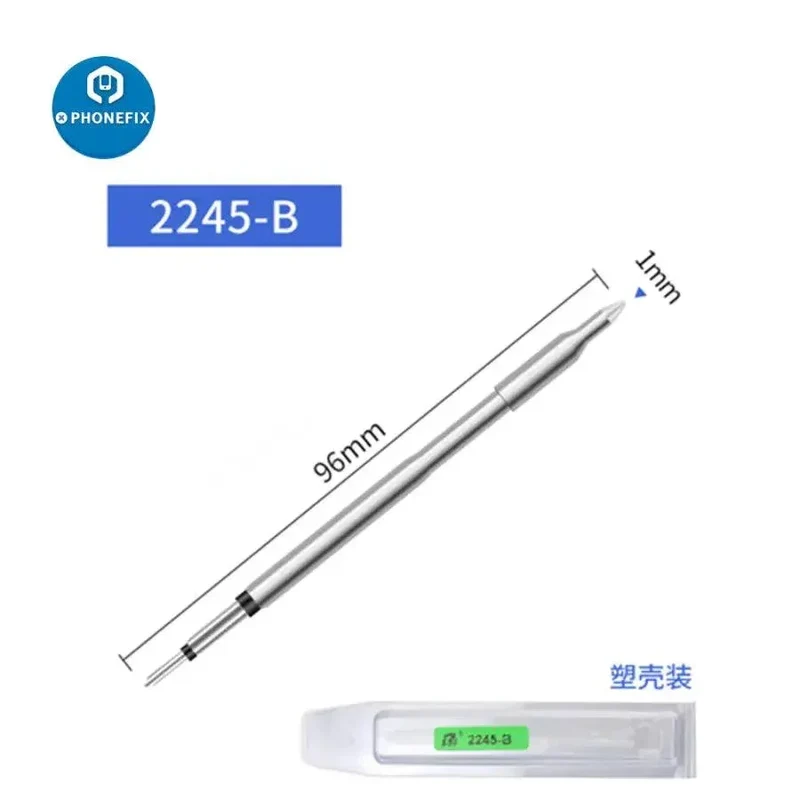 Pointe de fer à souder de rechange JBC C245 compatible avec la poignée JBC T245