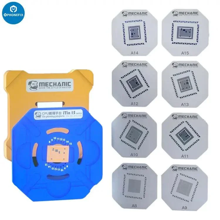 Plateforme de reballage CPU 7 en 1 pour iPhone A8-A15