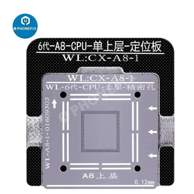 Pochoirs de reballage WL BGA pour iPhone bande de base NAND A6-A14 CPU BGA