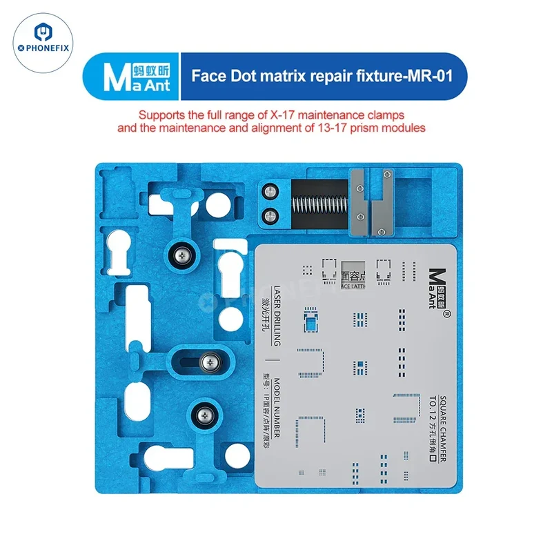 Testeur de matrice de points pour réparation de treillis Face ID pour iPhone X-16 Pro Max