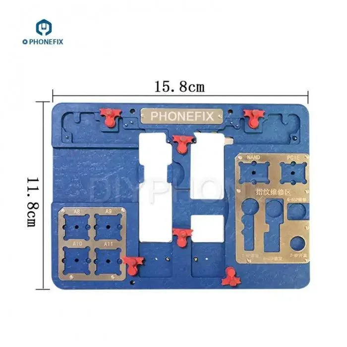 Support de test PCB multifonction 8 en 1 pour réparation d'iPhone 6/7/8