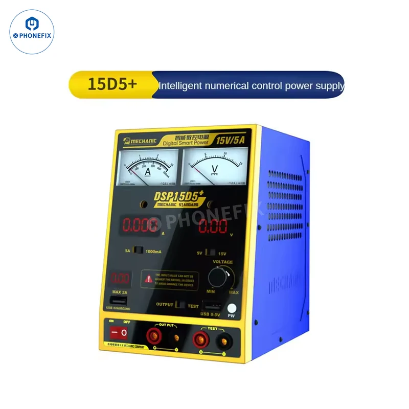 Alimentation numérique CC Mechanic DSP15D5 15 V 5 A