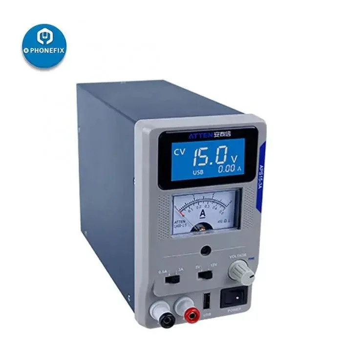 Alimentation CC monocanal stabilisée linéaire ATTEN APS1503