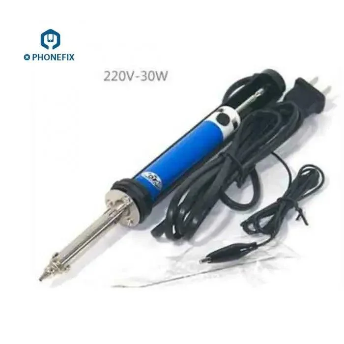 Pompe à dessouder manuelle, soudure sous vide électrique 30 W 220 V 110 V