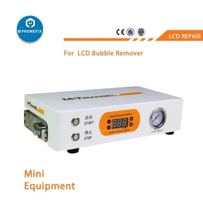 Machine automatique pour enlever les bulles d'écran LCD des téléphones portables de 7 pouces