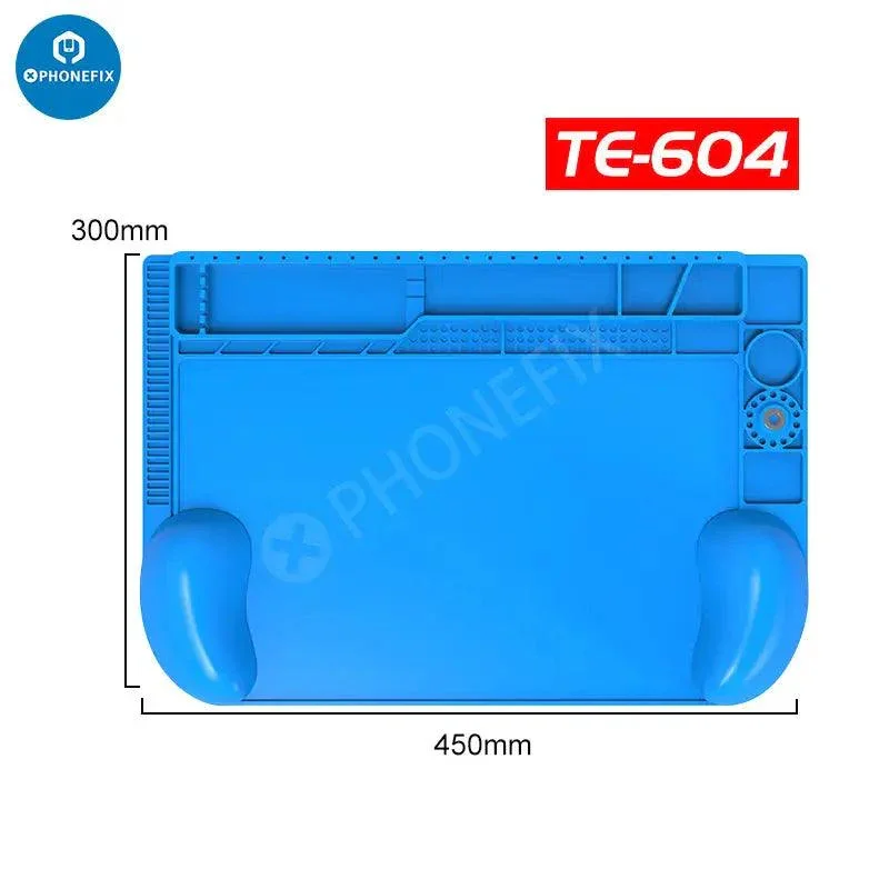 Tapis de réparation de soudure ESD en silicone 3D avec isolation thermique