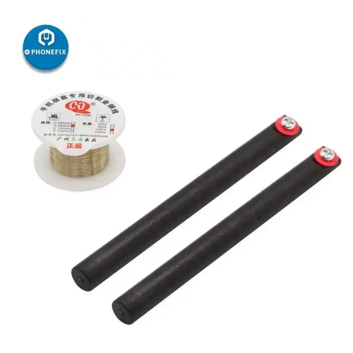 Fil de coupe en acier allié 0.08 mm pour écran LCD de téléphone