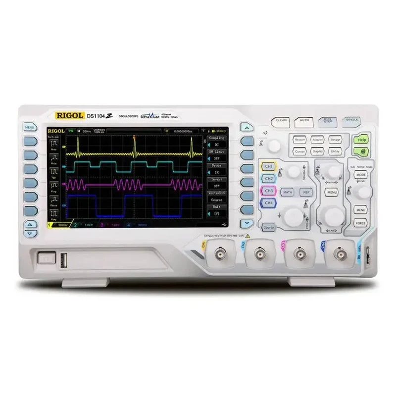 Oscilloscope à mémoire numérique RIGOL DS1104Z Plus 4 canaux 100 MHz