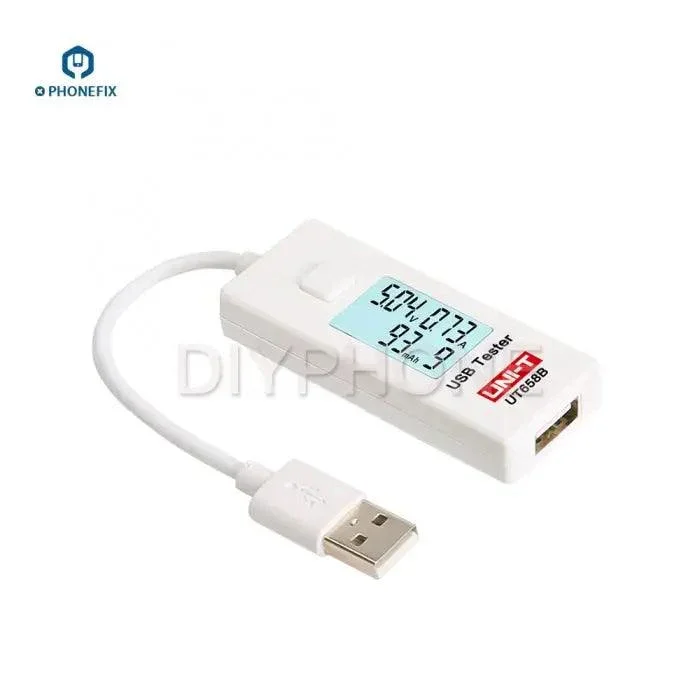 Mini testeur USB UT658, multimètre de courant, affichage LCD numérique