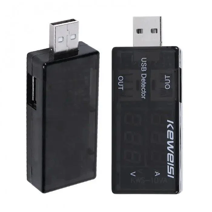 Testeur de tension de courant USB à double sortie Keweisi, détecteur USB pour téléphone