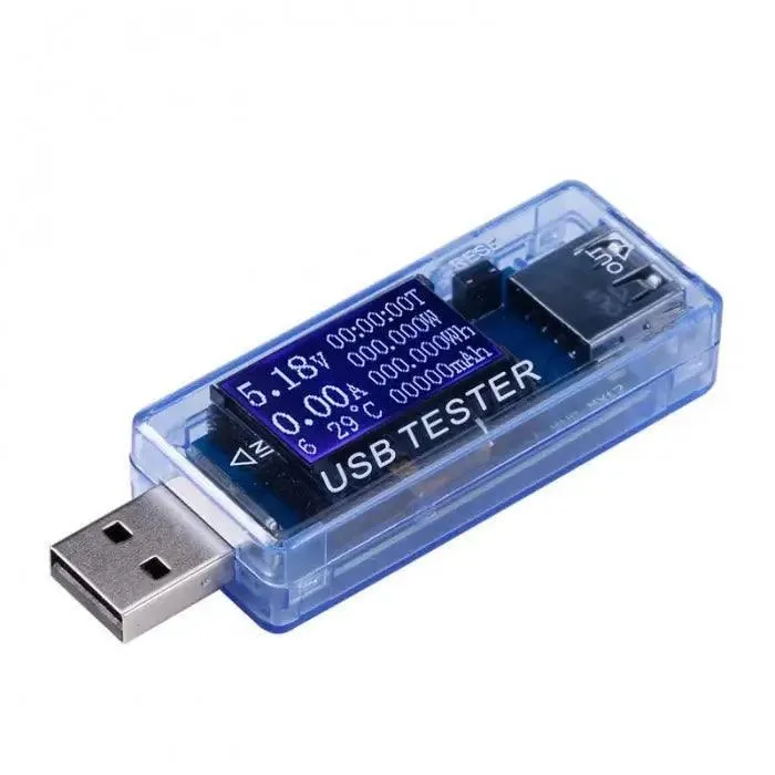 Testeur USB 3 en 1, détecteur de courant, de tension, de capacité et de chargeur numérique