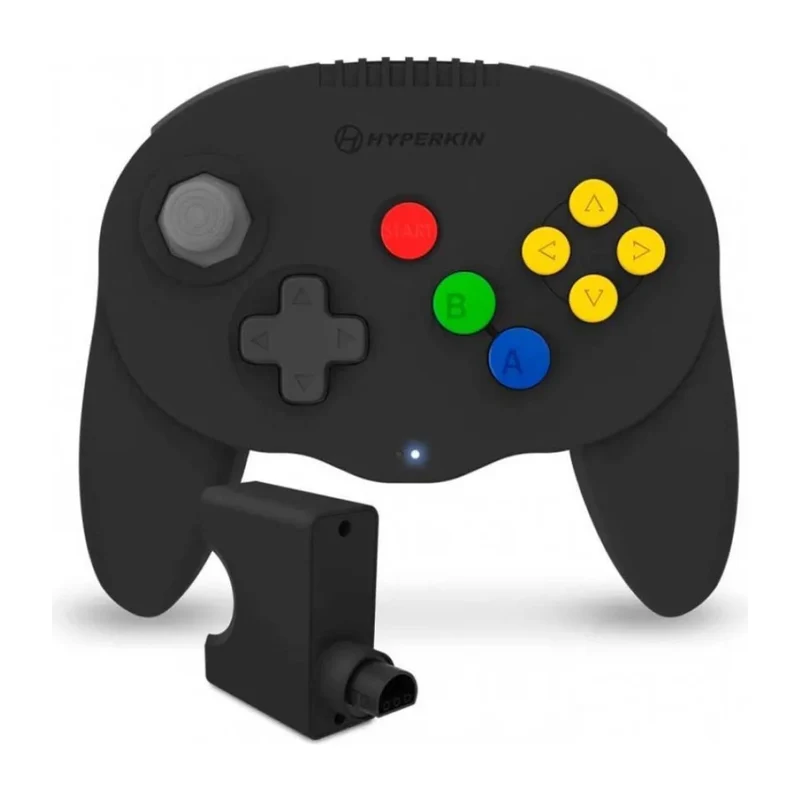 Manette Bluetooth Hyperkin Admiral style N64 — adaptateur pour la console d'origine fourni