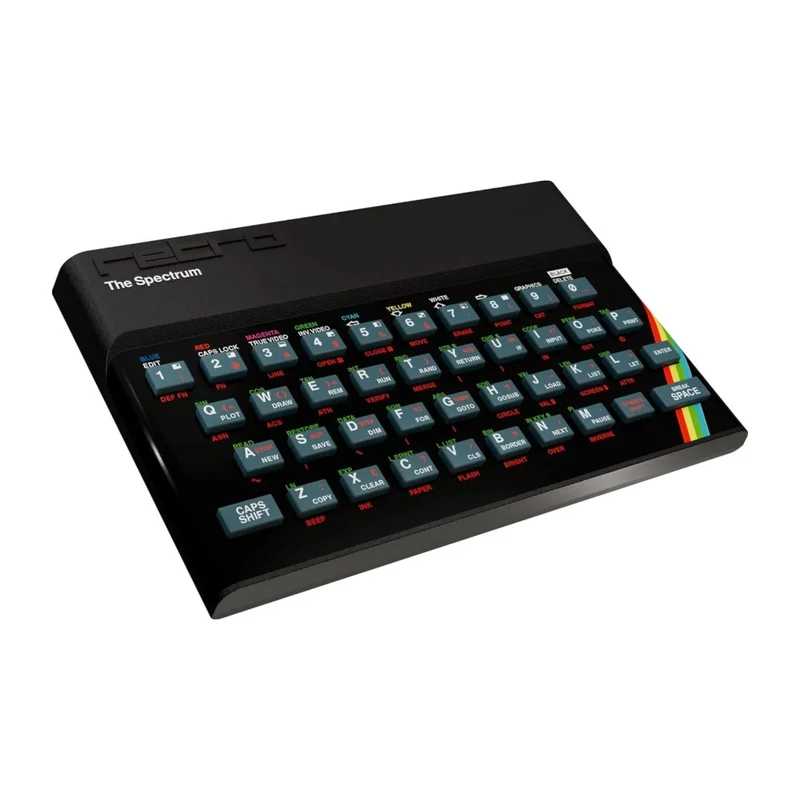 The Spectrum — réplique pleine taille du ZX Spectrum, clavier fonctionnel et 48 jeux intégrés