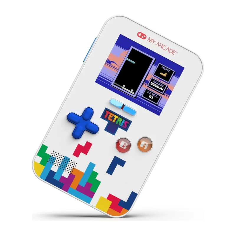 Go Gamer Tetris My Arcade — console de poche à écran 2,5 pouces, Tetris et 300 jeux bonus