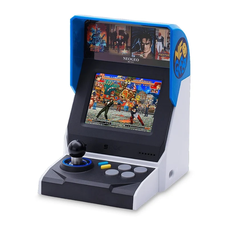 Neo Geo Mini — console arcade à écran 3,5 pouces, 40 jeux SNK intégrés et sortie HDMI