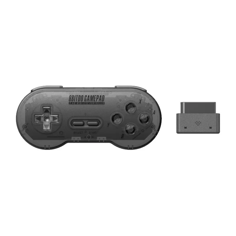 Manette SNES 8BitDo SN30 Noir : L'Expérience Rétro sans Fil 2.4G