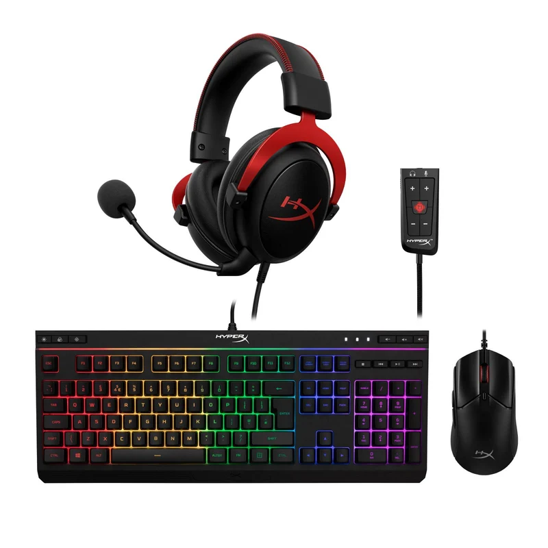 HyperX Offre Groupée - Cloud II + Alloy Core + Pulsefire Haste 2