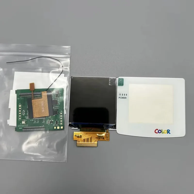 Écran IPS 2,45 pouces pour Game Boy Color — sans découpe de coque