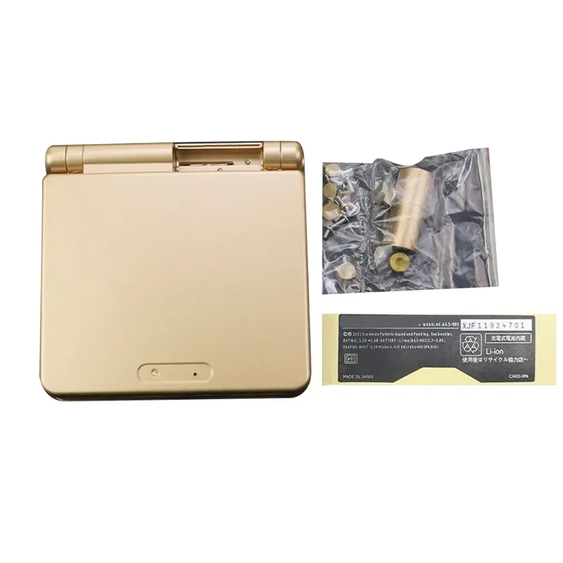 Coque de remplacement complète Game Boy Advance SP — boutons inclus