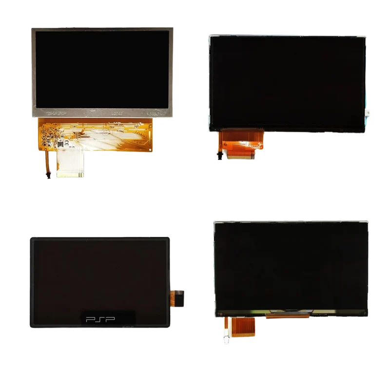 Écran LCD de remplacement PSP 1000, 2000, 3000 et Go — dalle nue