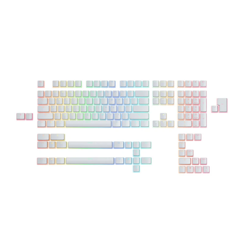 Glorious Aura V2 Keycaps ANSI US - White