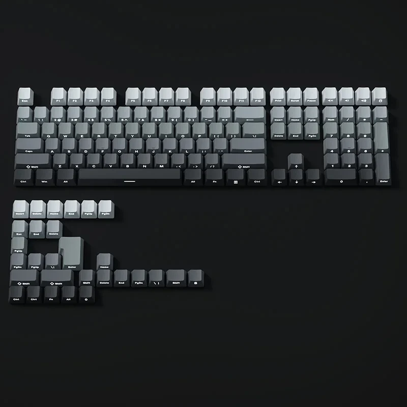 Keycaps PBT profil OEM impression latérale — 130 touches, MX