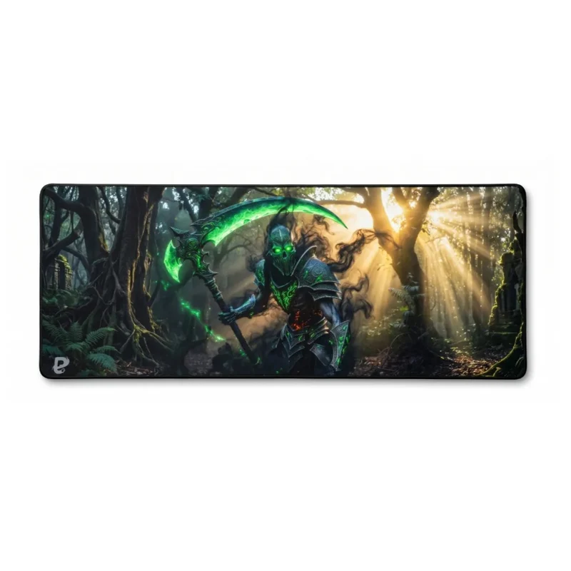 Tapis de souris Gamer Faucheur Vert | PopMyPad | 900x400mm | 3mm | Précision incroyable