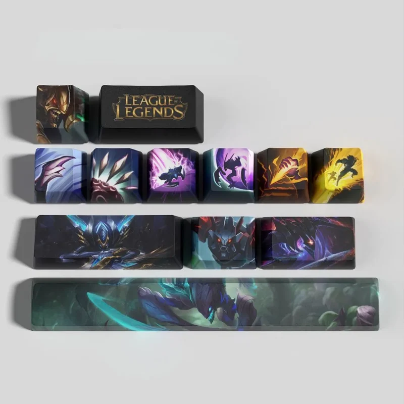 Keycaps Khazix League of Legends – le grain PBT sous les doigts