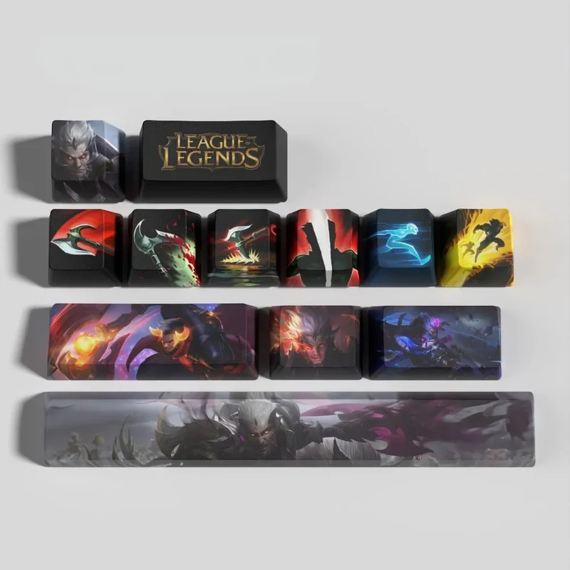 Keycaps Darius League of Legends – l'épaisseur du PBT et la sensation de solidité
