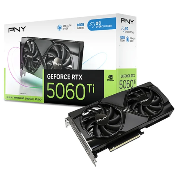 PNY GeForce RTX 5060Ti 16GB OC Dual Fan