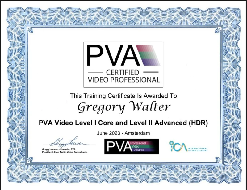 PVA Calibration Service