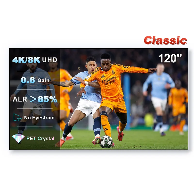 120 Inch NothingProjector Classic Pet Crystal 85% ALR Projector Screen