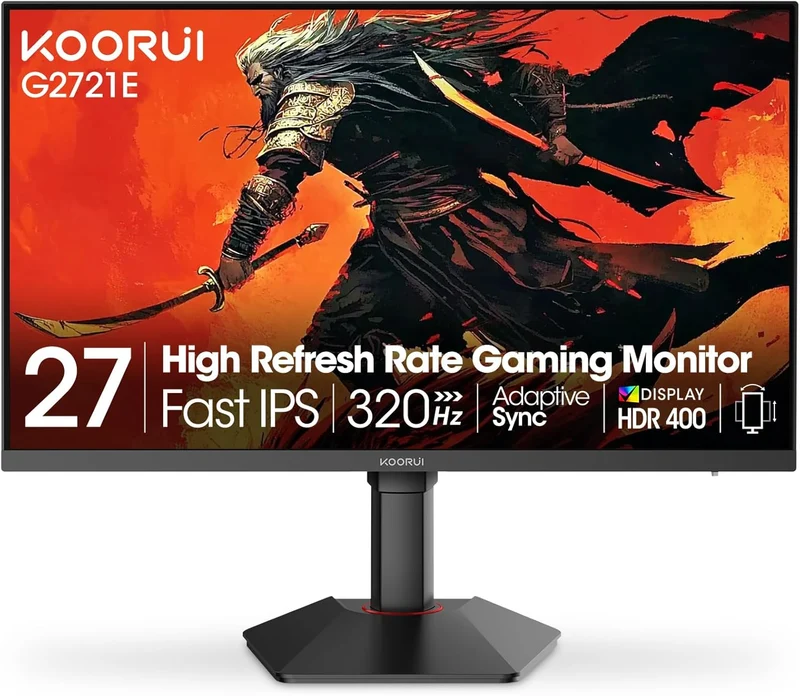 Moniteur de jeu KOORUI G2721E 27 pouces IPS QHD 320 Hz