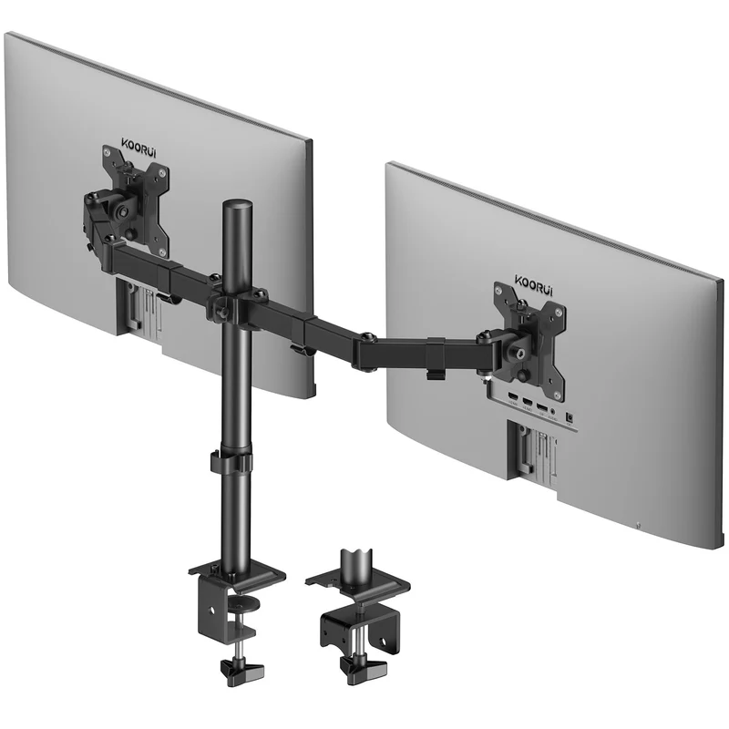KOORUI KR20G Double monitor mount for 13 to 27-inch monitors