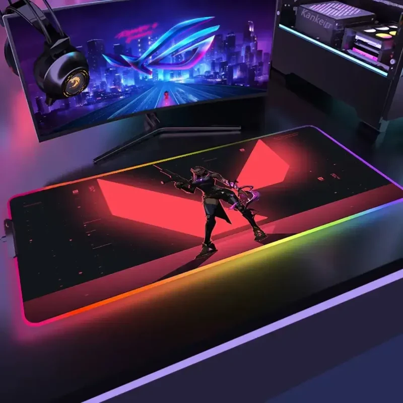 Tapis de souris XXL Reyna – Valorant, second visuel, contour LED RGB