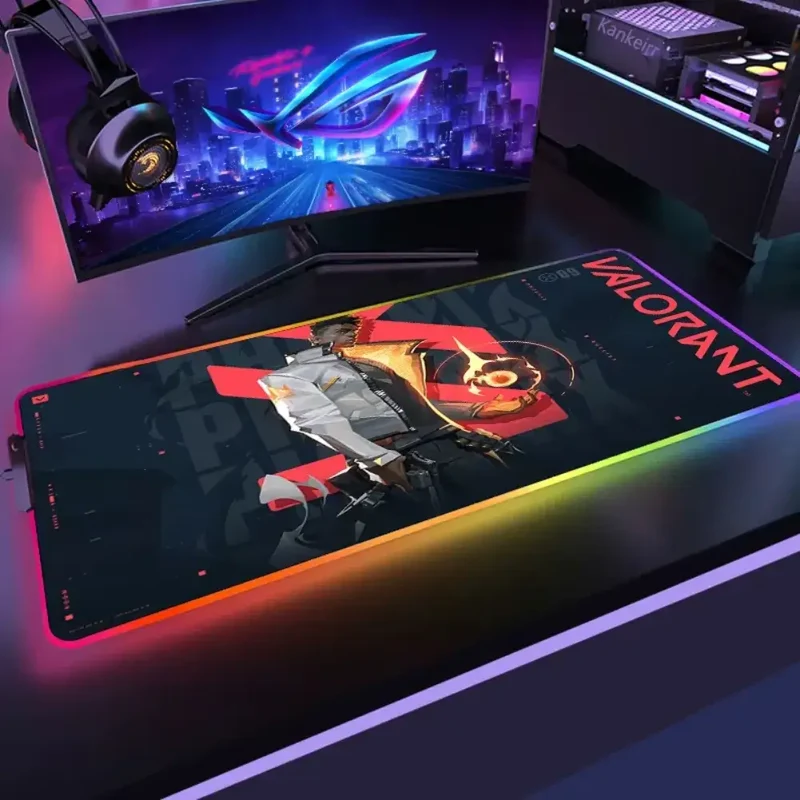 Puissance RGB – Tapis de souris gamer Valorant Phoenix