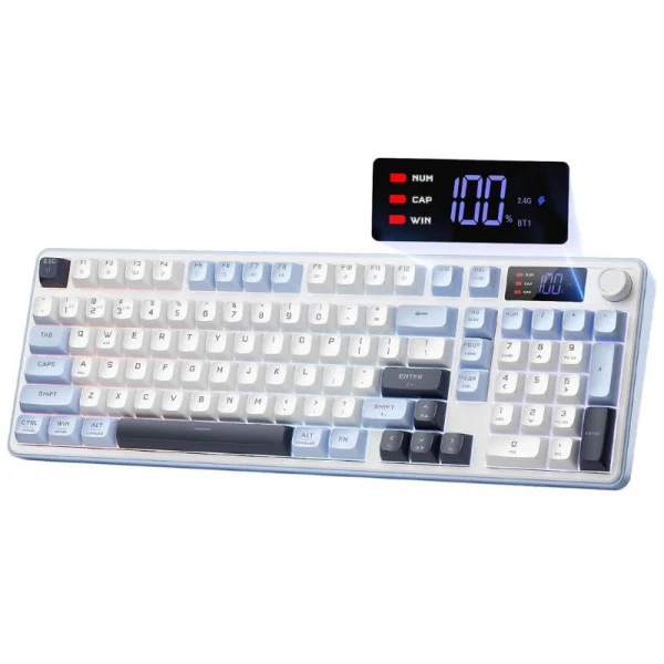 Redragon K527 PRO RGB White-Blue