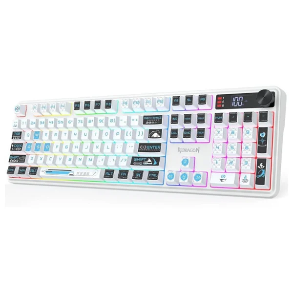 Redragon K526 PRO RGB White-Black